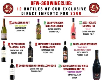 DFW 360 Wine Club #1