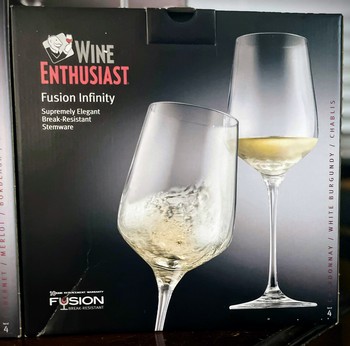 Crystal Wine Enthusiast Glasses- Chardonnay/ White Burgundy/ Chablis